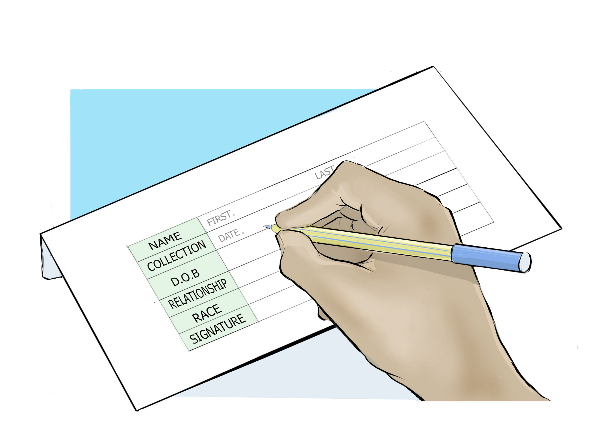 DNA test process in Kenya